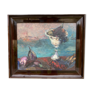 Old painting, View of Venice