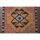 1970s Vintage Turkish Oushak Handmade Wool Cotton Pink Runner Rug 90x317
