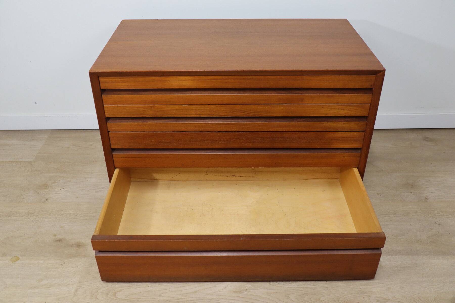 Poul Cadovius teak bookcase module from the 60s