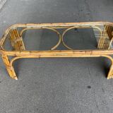 Rattan coffee table