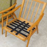 Pair of "boomerang" armchairs by Antonin Suman for Ton "Thonet" 1960
