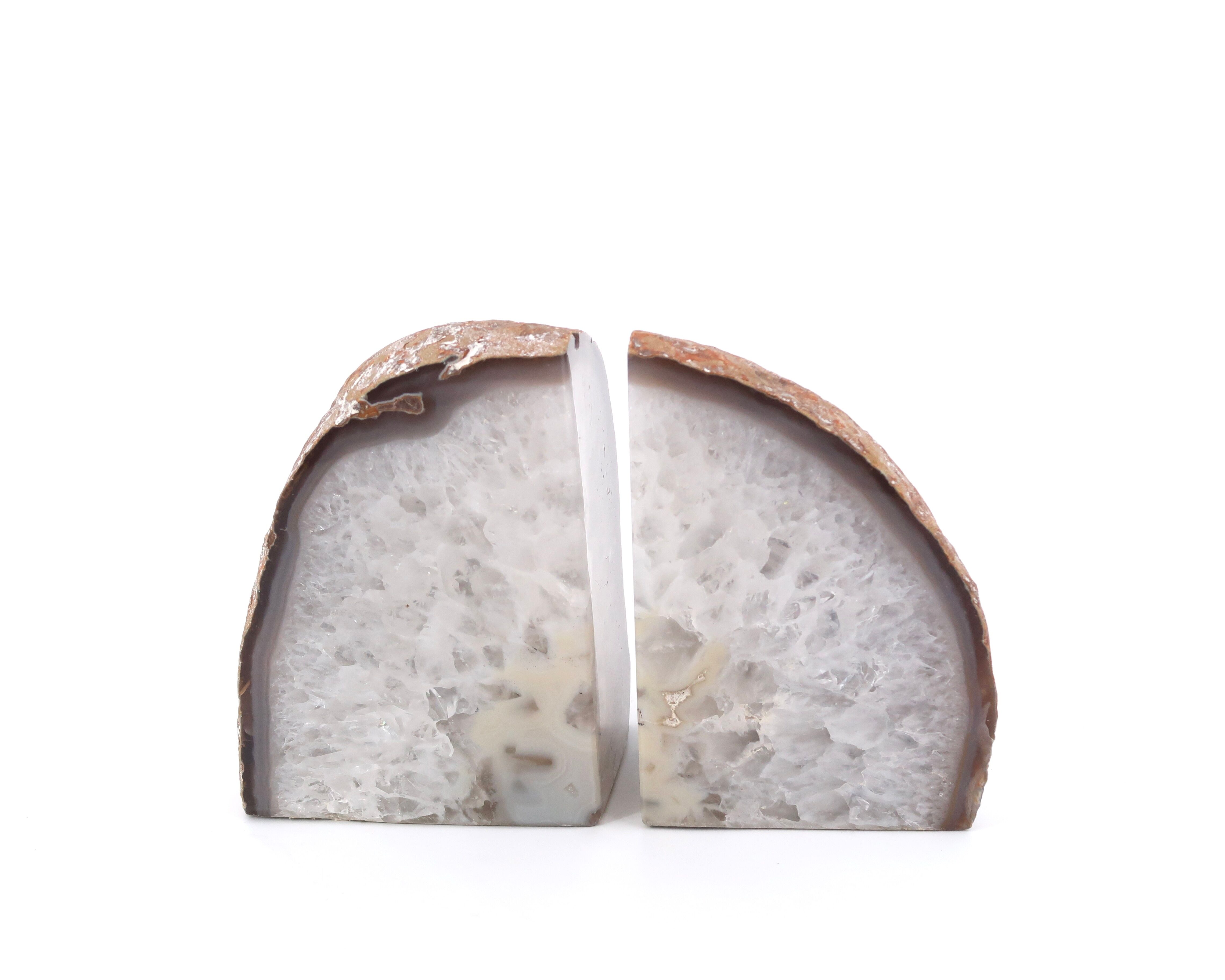 Agate bookends, Geode 60s