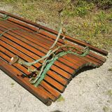 Garden bench park vintage square