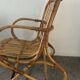 1970s rattan children's armchair