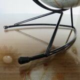 World map, terrestrial globe, Girard & Barrère edition, 1960s-70s