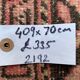 Tapis runner turc 409x70 cm laine tribal vintage