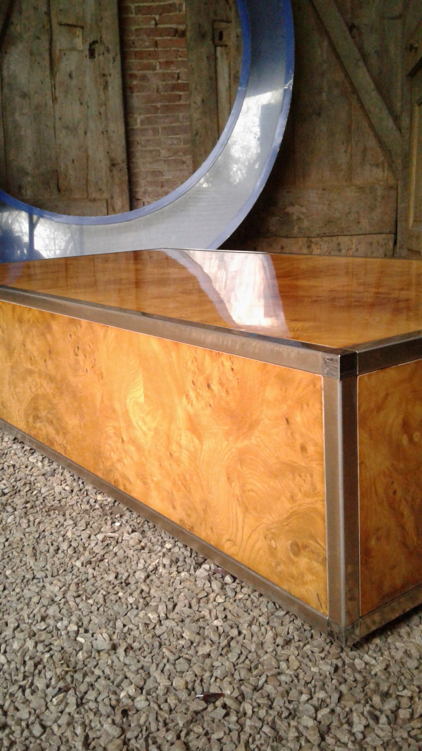 Coffee table Magnifier to Elm, 1970.