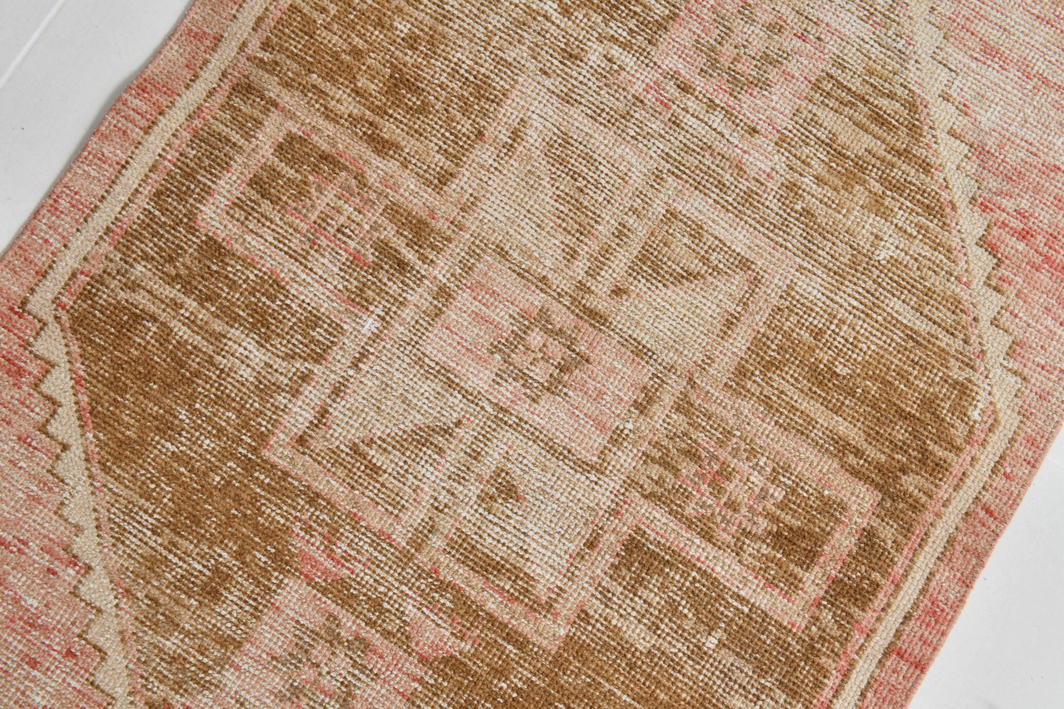 Mid Century Turkish Vintage Runner Rug, 86x325Cm