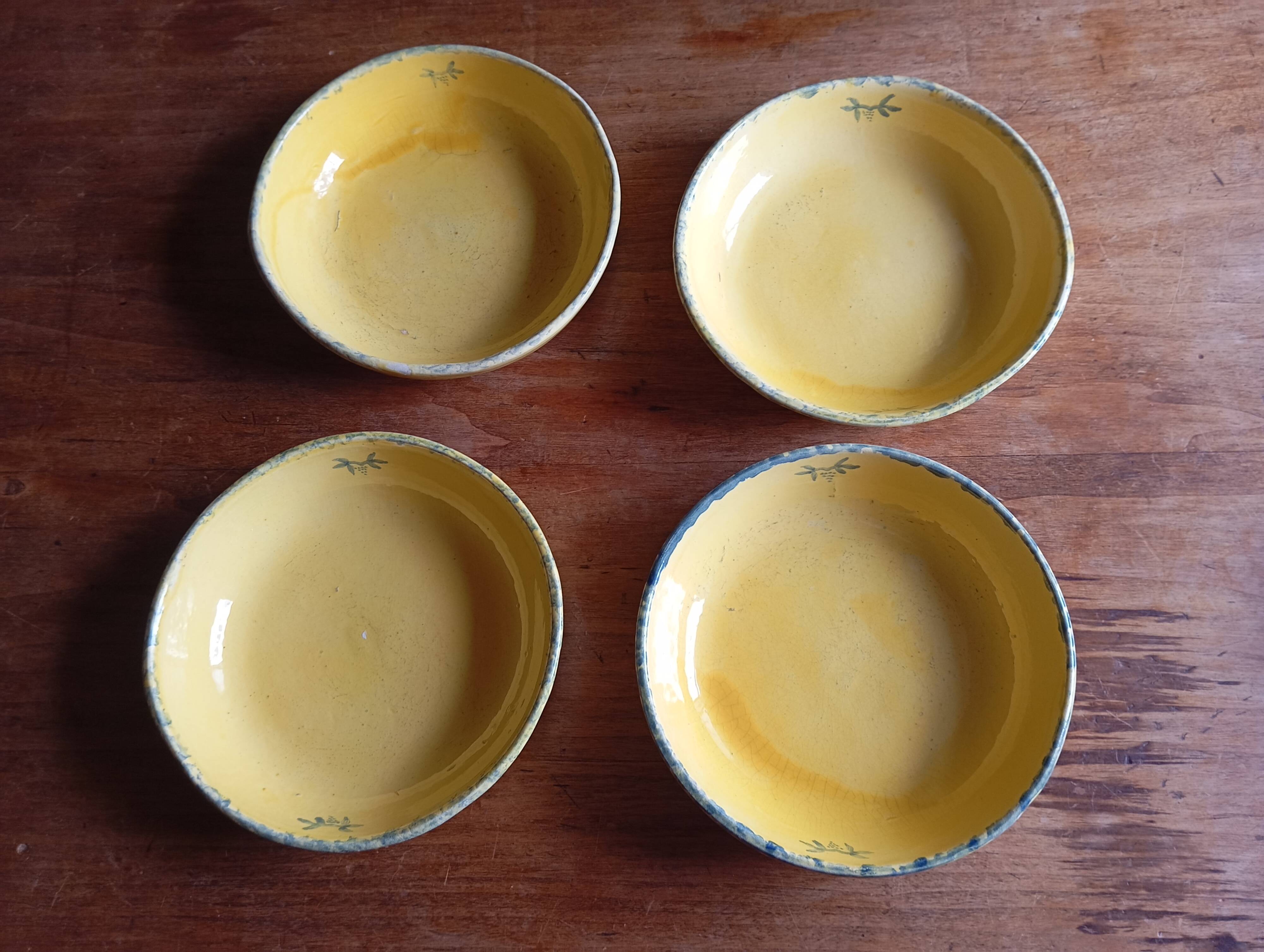 Assiettes creuses ceramique poterie grignan drôme