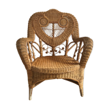 Peacock rattan chair