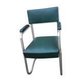 Office armchair year 50 skai green