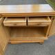 Buffet enfilade vintage art déco en marqueterie et bois massif 4 portes