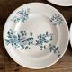 Assiettes plates en terre de fer Longwy "Mignon"