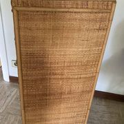 Vintage rattan chest of drawers with 6 drawers