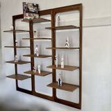 Set of three modular Scandinavian design shelves 1960.