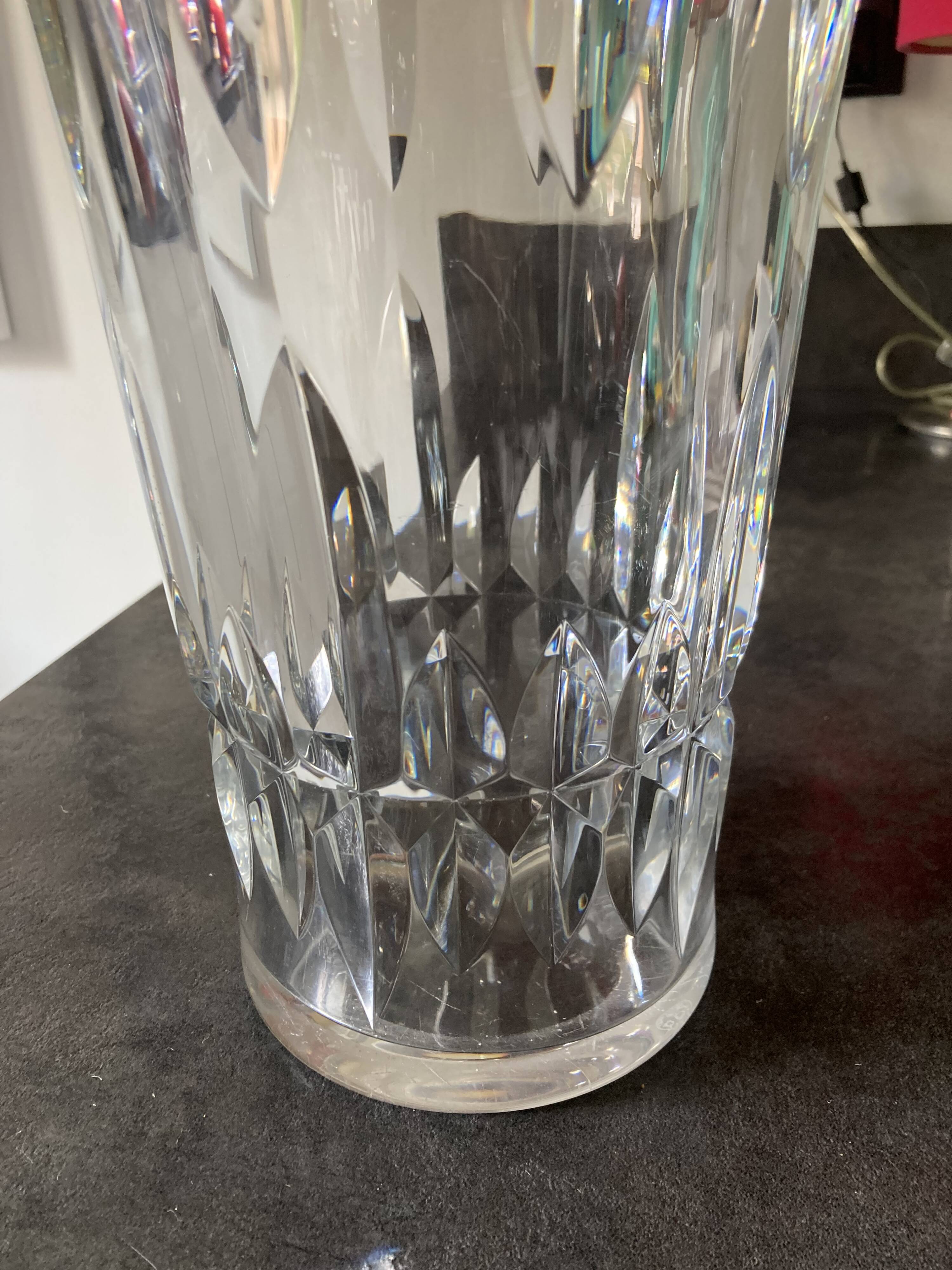 Baccarat crystal vase