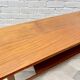 Vintage teak coffee table with shelf