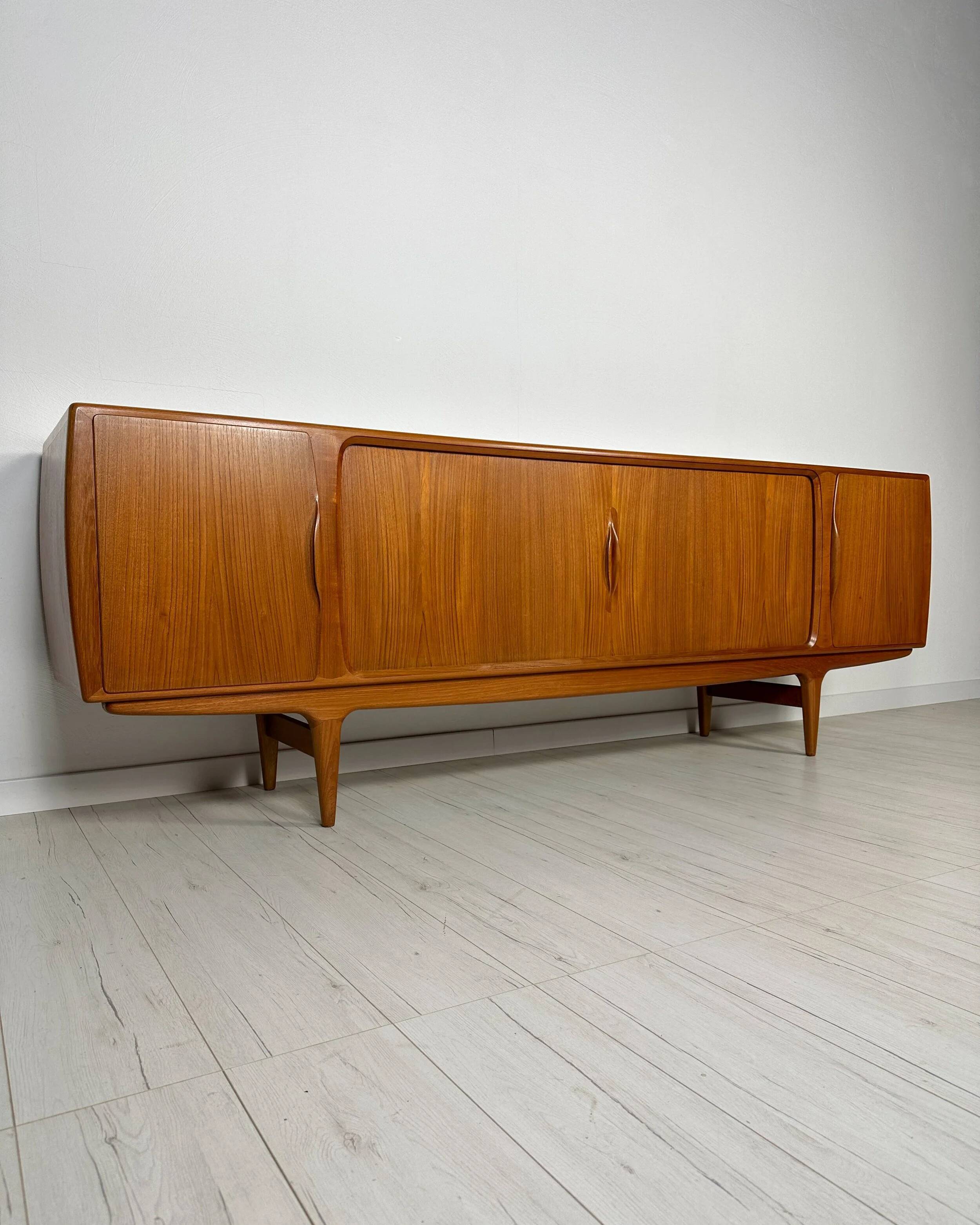 60s vintage Danish teak sideboard 19 by Johannes Andersen for Uldum Møbelfabrik