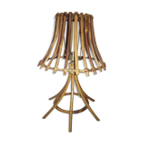 Rattan table lamp