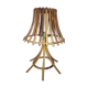 Lampe à poser en rotin