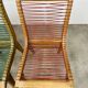 3 Louis Sognot scoubidou chairs from the 1950s