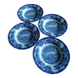 4 Lunéville "English Style" soup plates