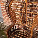 Emmanuelle rattan armchair