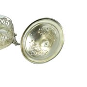 Bonbonniere, Art Nouveau, silver-plated brass, Germany, early 20th century