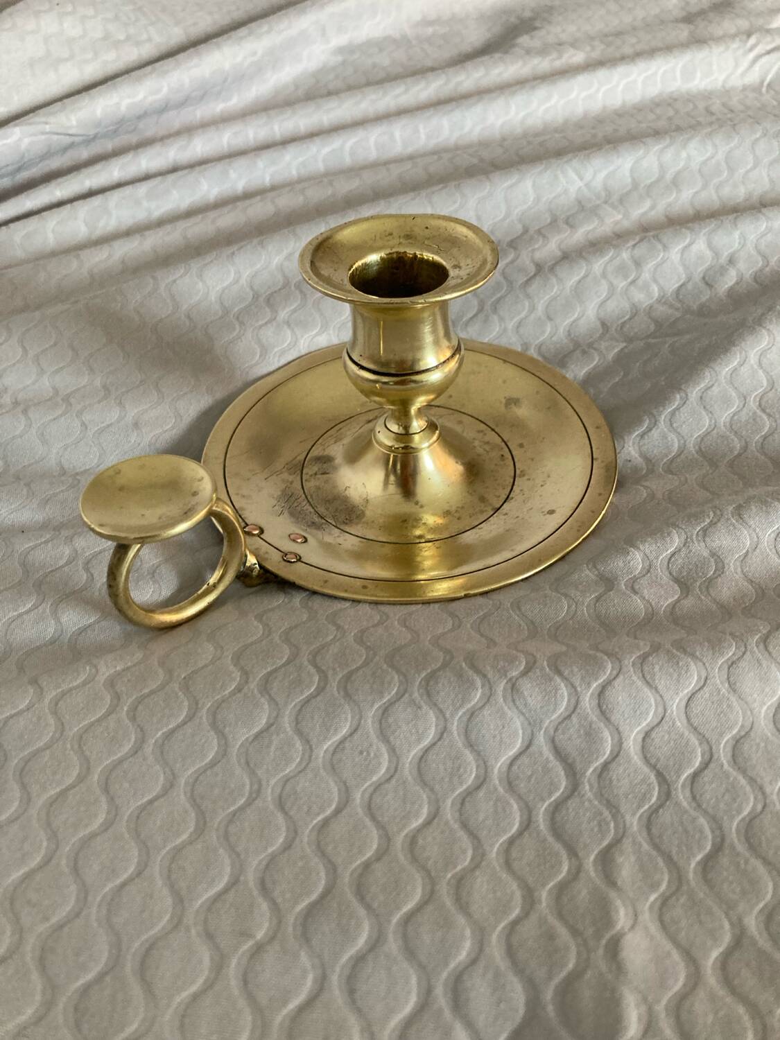 Brass candle holder