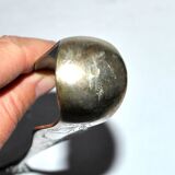 Vintage engraved silver metal lion claw sugar tongs