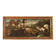 Tableau lombard antique du XVIIe siècle, le berger avec ses chiens
