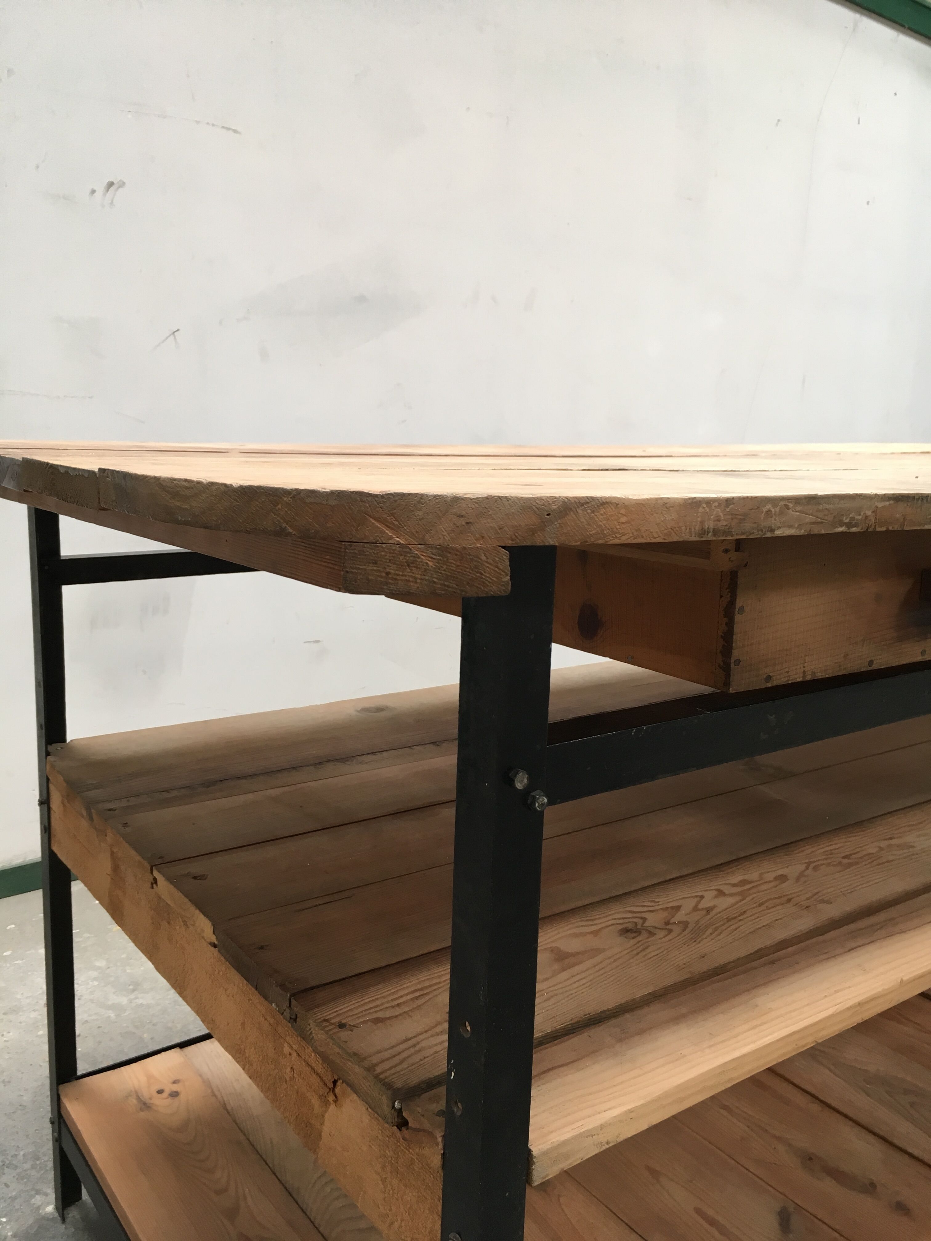 Counter to shelves of business