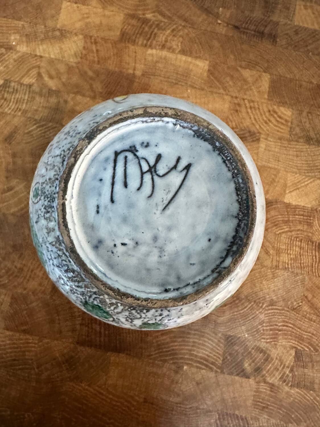 Vintage flowered carafe