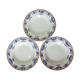 3 vintage soup plates from Moulin des Loups et Hamage, St Gast model 220525