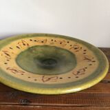 Glazed terracotta dish