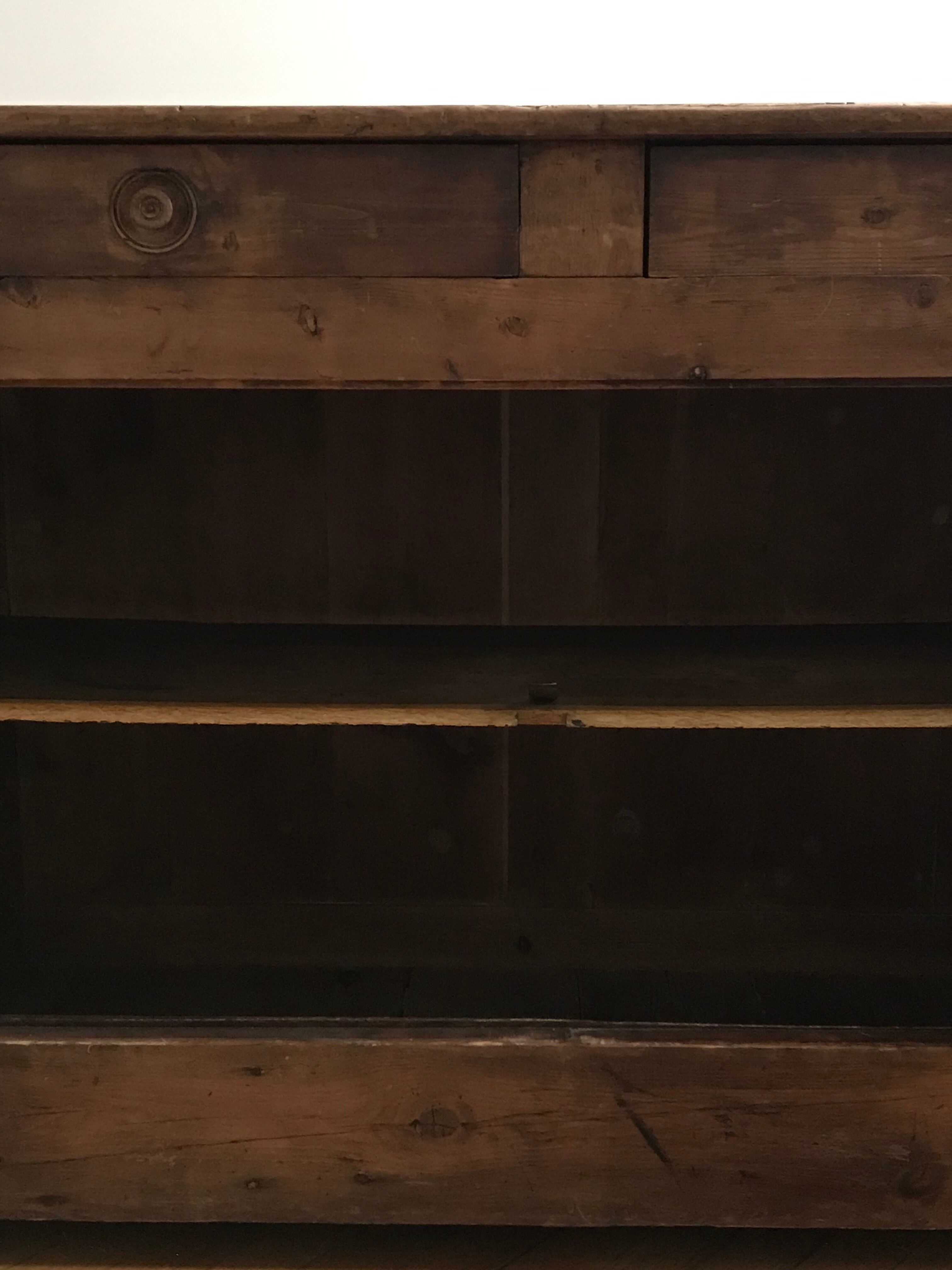 Old wooden buffet
