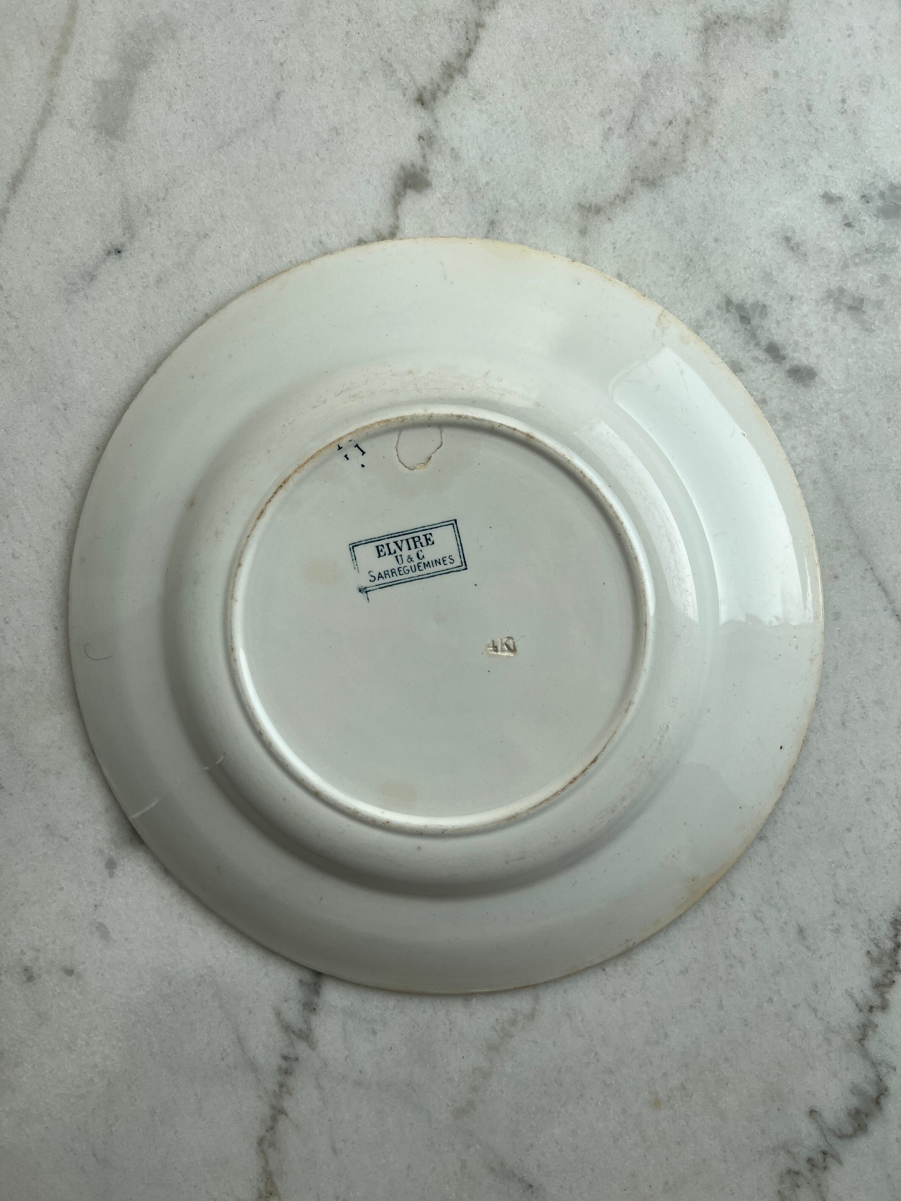 Presentation dish Sarreguemines Elvire