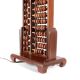 Ancien pied de lampe boulier, abacus chinois suanpan “lotus‑flower brand”
