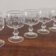 Set of 5 glasses aperitif on foot decoration grapes and vine shoot Luminarc