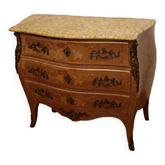 Commode Louis XV en bois de rose