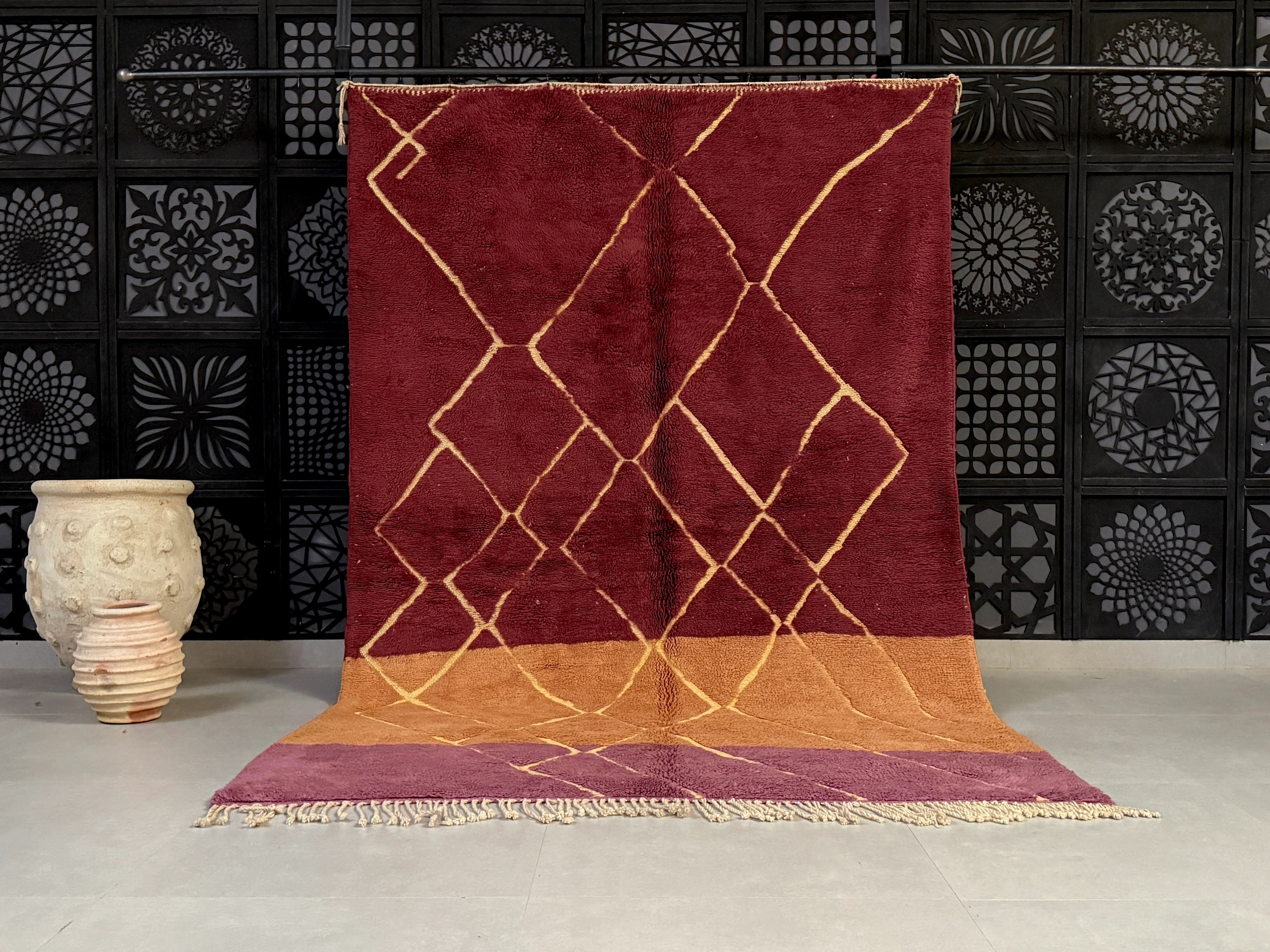Beni Ourain rug 2.4/1.6m - Custom-made Moroccan wool rug