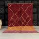 Beni Ourain rug 2.4/1.6m - Custom-made Moroccan wool rug