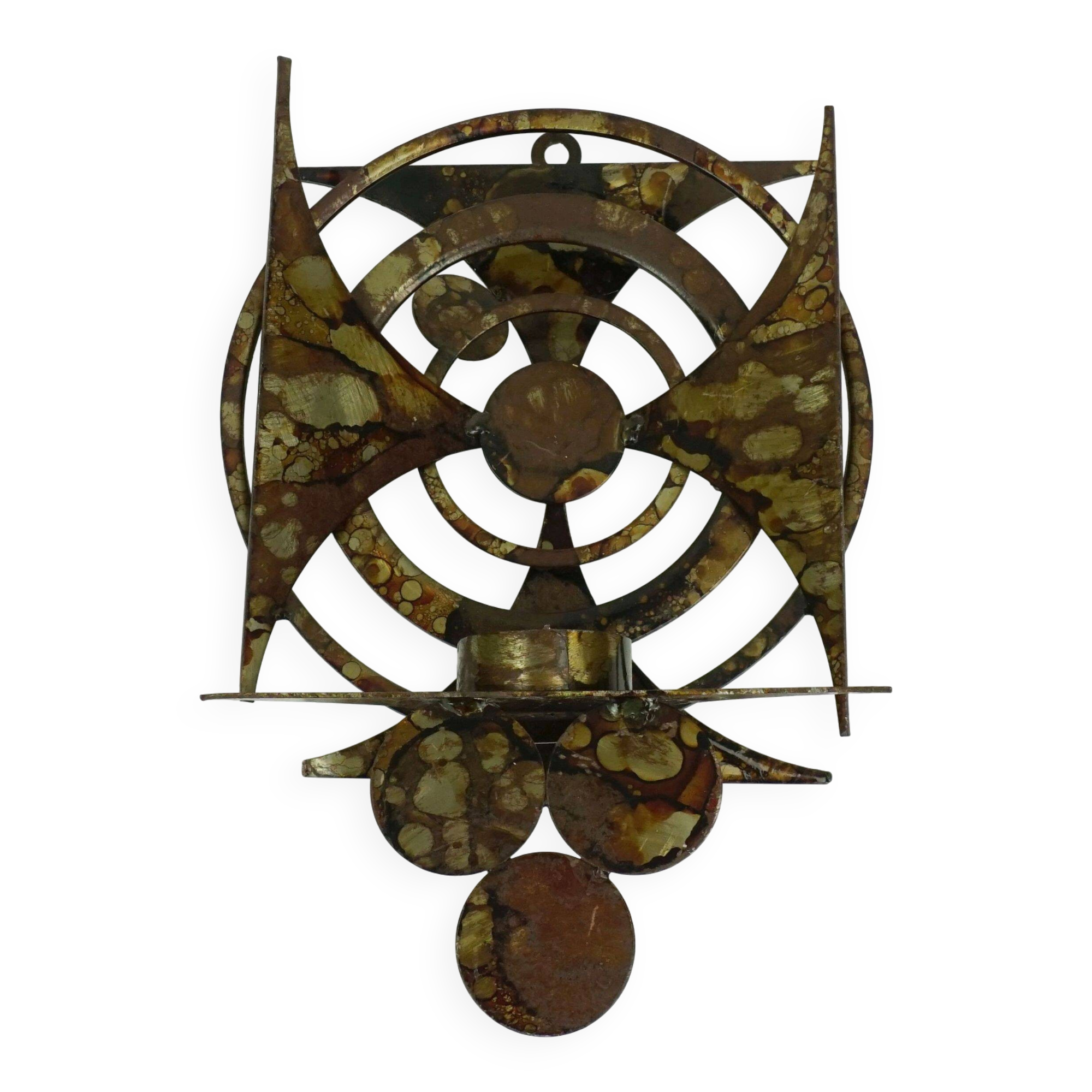 Henrik horst denmark wall candle holder iron brutalistic style