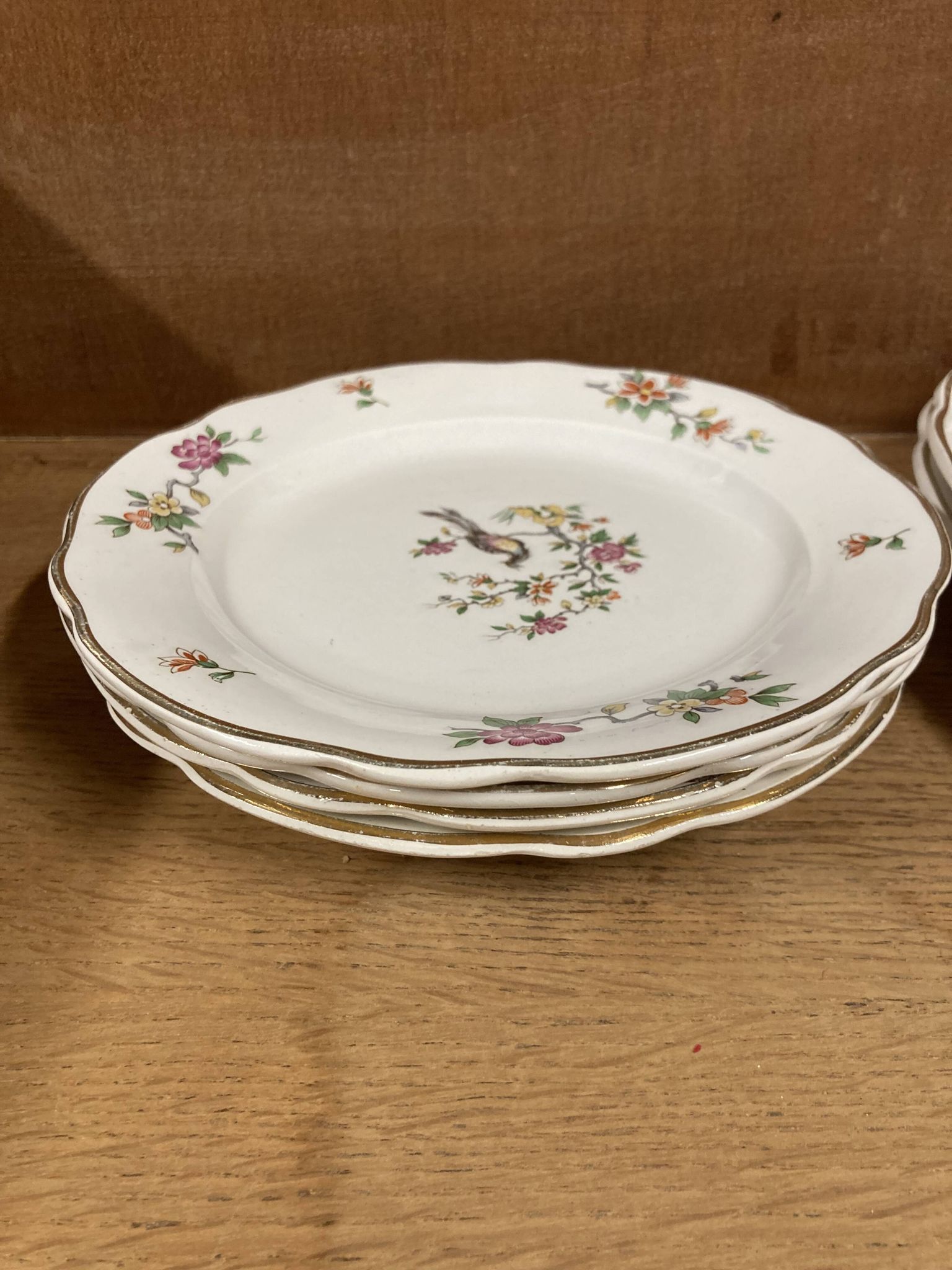 Set of 7 pieces Digoin Sarreguemines