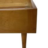 Vintage daybed of the 1960s Netherlands minimalist design in oak