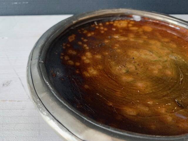 2 handmade tamegroute dishes, Morocco