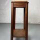 Wooden stool with marble top