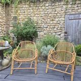 Fauteuils en rotin