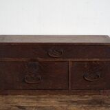 Small antique Japanese desk cabinet with three drawers – Meiji / Taishō period (c. 1890-1926)