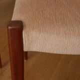 6 candinave teak chairs from the 60s
